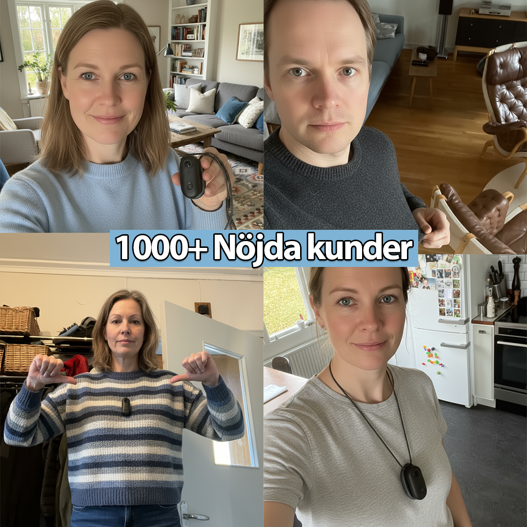 Svenska kunder som anvander ClipCam actionkamera handsfree i vardagen